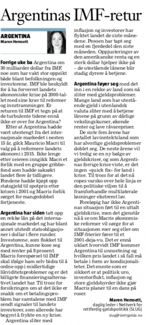 Argentina Klassekampen