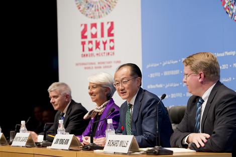 Verdensbankens styre i 2009. 