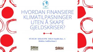 Klimafinansiering Blindern Banner 07052019